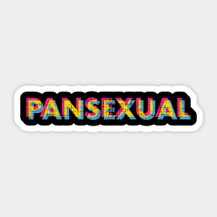 Pansexual Anaglyph Sticker